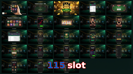 Main screen of 115 Slot bet page for PK players