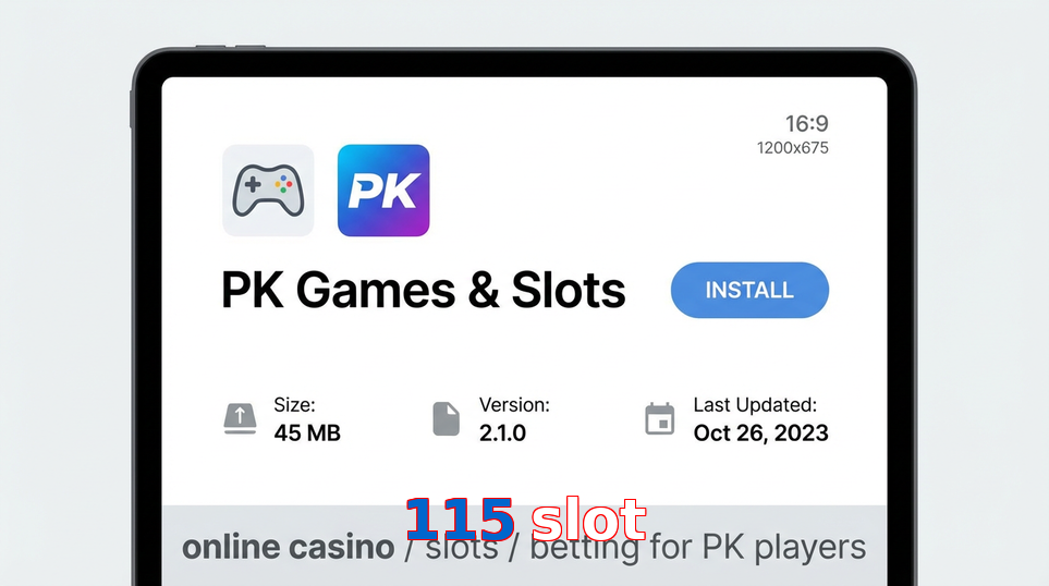 Game list for 115 Slot gameapk section
